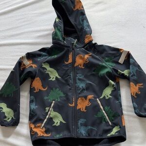 Dinosaur Print Hooded Jacket